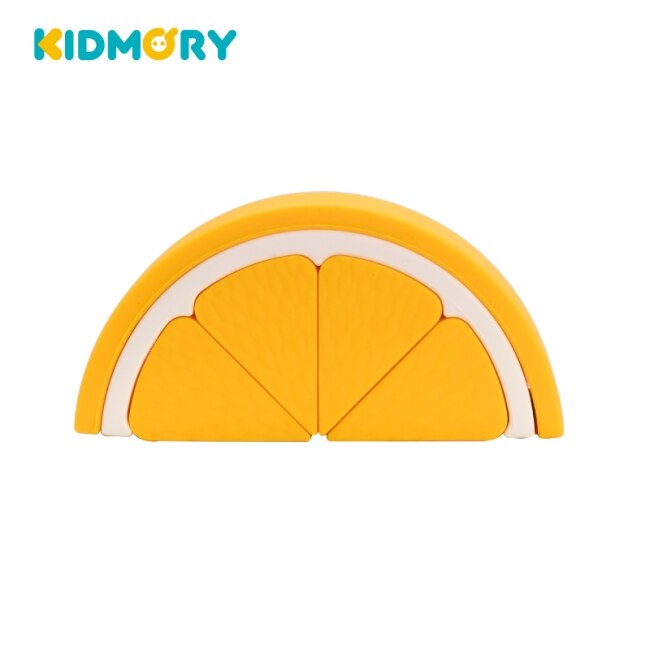 【KIDMORY】矽膠疊疊樂感統玩具 - 檸檬