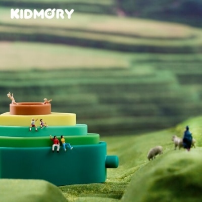 KIDMORY 【KIDMORY】矽膠疊疊樂感統玩具 - 酪梨