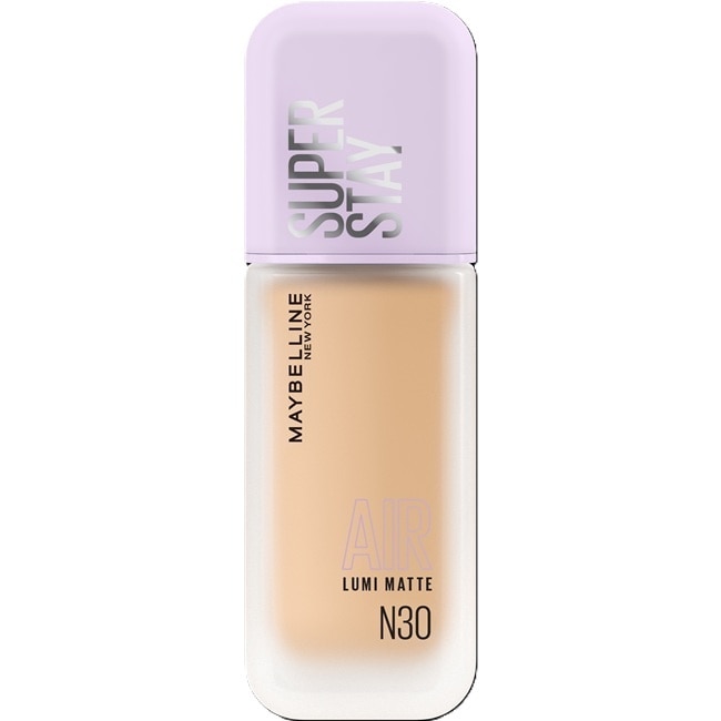 媚比琳 裸霧光持久水粉底 AIR SPF12 PA+++ N30中性自然 35ml #小方胖 #薄光裸霧肌 image