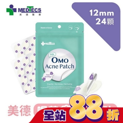 OMOMEDTECS 美德喔萌痘痘隱形貼-12mm*24貼