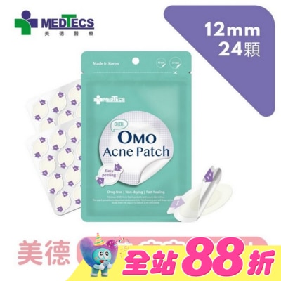 OMOMEDTECS美德 - 美德喔萌痘痘隱形貼-12mm*24貼