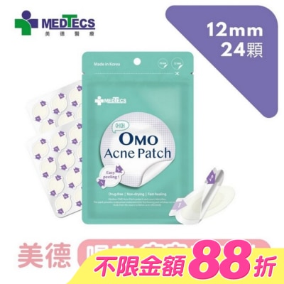 OMOMEDTECS美德 - 美德喔萌痘痘隱形貼-12mm*24貼