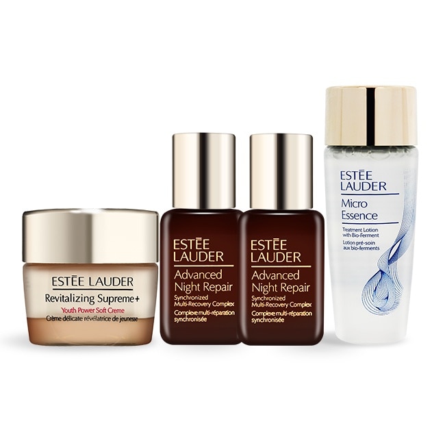 ESTEE LAUDER 雅詩蘭黛 金三角明星超值組-特潤+膠原霜+原生露-專櫃公司貨