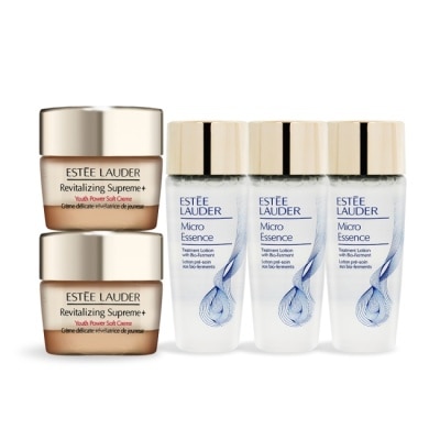 ESTEE LAUDER 雅詩蘭黛 ESTEE LAUDER 雅詩蘭黛 年輕無敵膠原霜(15ml)X2+微分子肌底原生露(30ML)X3-專櫃公司貨