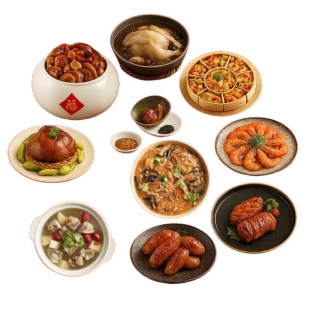 【台酒】平安富貴組年菜8道組(5-8人份) - 葷食