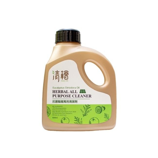 【清檜Hinoki Life】抗菌驅蟲萬用清潔劑x4瓶(600ml/瓶)