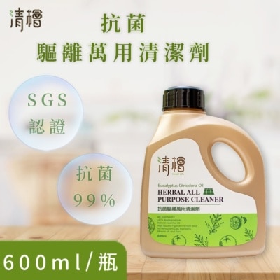 HINOKI LIFE 【清檜Hinoki Life】抗菌驅蟲萬用清潔劑x4瓶(600ml/瓶)