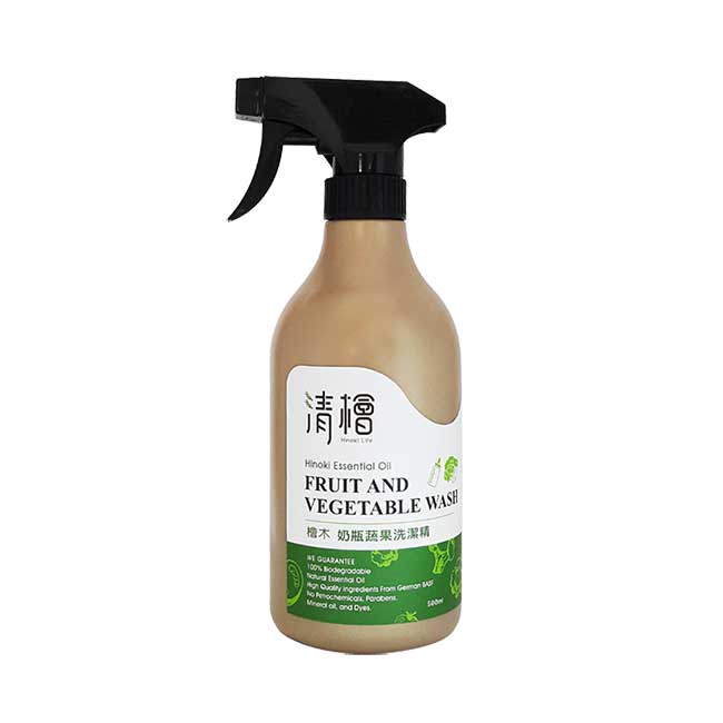 【清檜Hinoki Life】檜木蔬果洗潔精x2瓶(500ml/瓶)