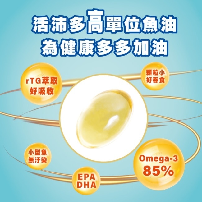 活沛多 超悅EPA魚油軟膠囊 60粒 image