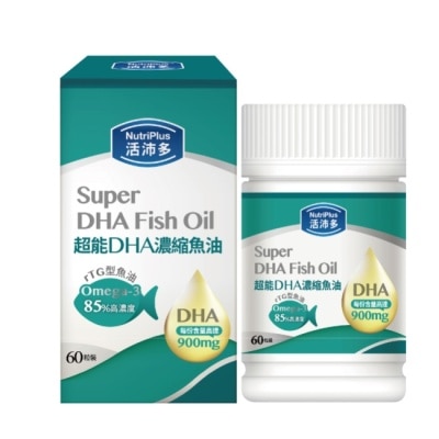 NutriPlus 活沛多 - 活沛多 超能DHA魚油軟膠囊 60粒 image