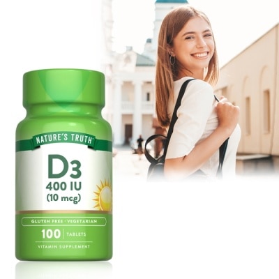 Nature`s Truth綠萃淨 - 綠萃淨 非活性維生素D3錠(100錠/瓶)