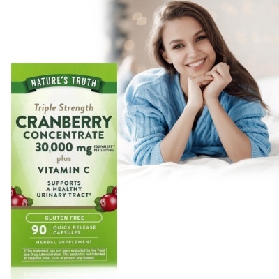 Nature`s Truth綠萃淨 綠萃淨 50倍濃縮蔓越莓+C膠囊(90粒/瓶)