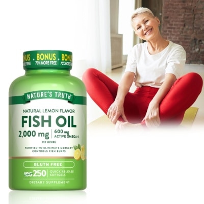 Nature`s Truth綠萃淨 綠萃淨 TG型魚油檸檬味軟膠囊(250粒/瓶)