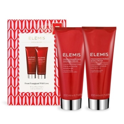 ELEMIS ELEMIS 雞蛋花身體呵護英倫禮盒[沐浴乳200ml+潤膚乳200ml]-國際航空版