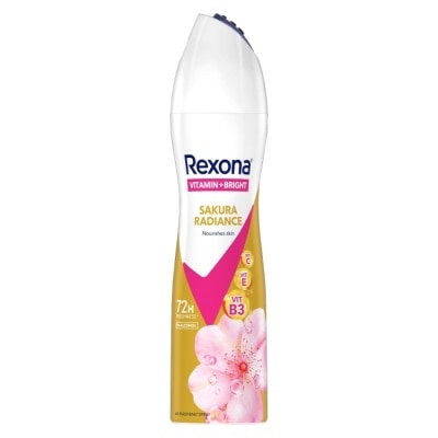 蕊娜 Rexona 【蕊娜 Rexona】蕊娜制汗爽身噴霧-完美透亮櫻花 135ML