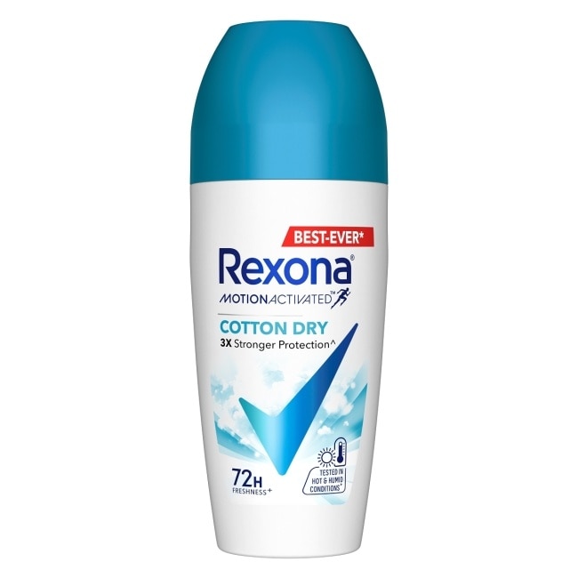 【蕊娜 Rexona】蕊娜制汗爽身香體露-清新舒棉 45ML