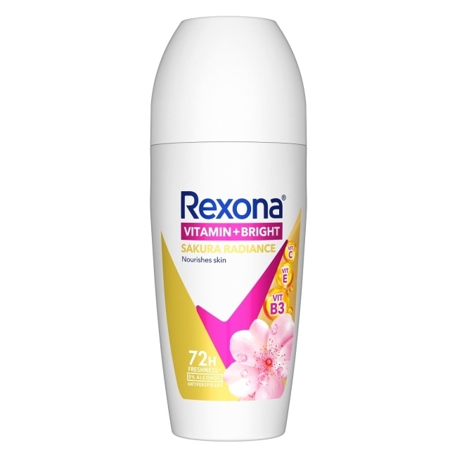 【蕊娜 Rexona】蕊娜制汗爽身香體露-完美透亮櫻花 45ML