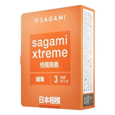 SAGAMI 相模奧義 超薄 乳膠保險套 3 入