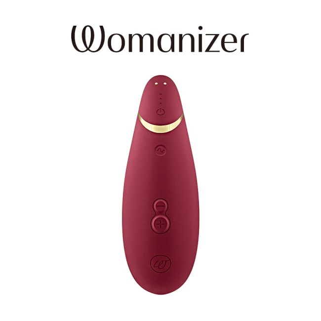 德國Womanizer Premium 2 吸吮愉悅器-酒紅