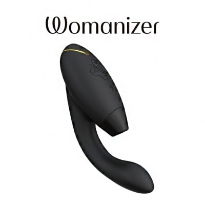 WOMANIZER 德國 Womanizer Duo2 震動吸吮愉悅器-黑