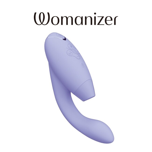 德國 Womanizer Duo2 震動吸吮愉悅器-丁香紫