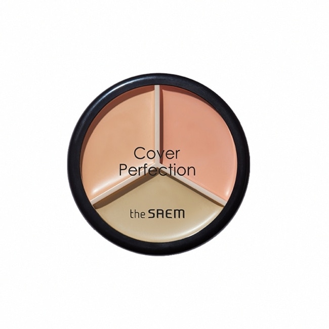 【韓國 THE SAEM 得鮮】 完美三色遮瑕膏13.5g-01