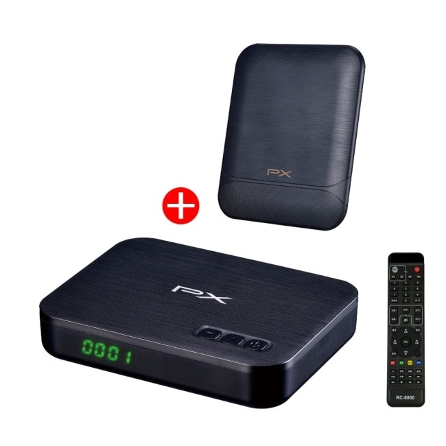 PX大通高畫質數位電視接收機+專用天線(室內外兩用型) HD-8000+HDA-8000