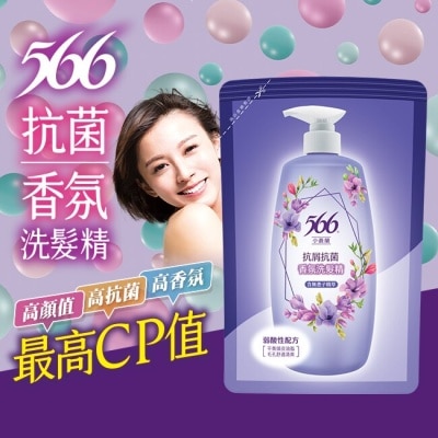 566 566小蒼蘭抗屑抗菌香氛洗髮精補充包580g