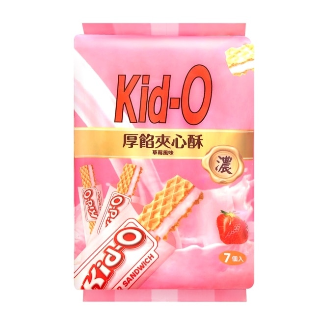 Kid-O厚餡夾心酥(草莓風味)