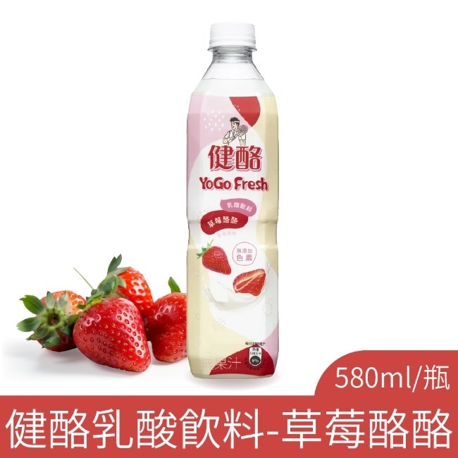 【健酪】乳酸飲料-草莓酪酪580mlx24入/箱