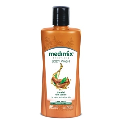 MEDIMIXAYURVEDA 【MEDIMIX】印度阿育吠陀秘方美肌沐浴液態皂300ml-檀香