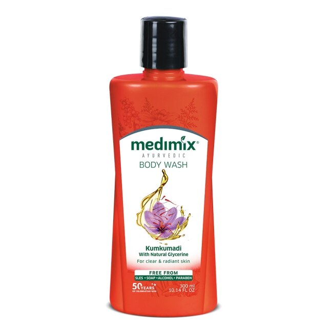 Medimixayurveda 【Medimix】印度阿育吠陀秘方美肌沐浴液態皂300ml-藏紅花 二入組