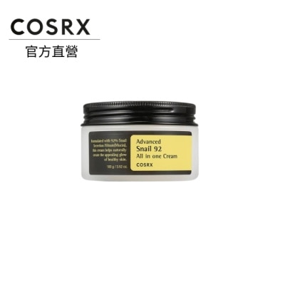 COSRX COSRX 珂絲艾絲 92%蝸牛多效修護乳霜100ml