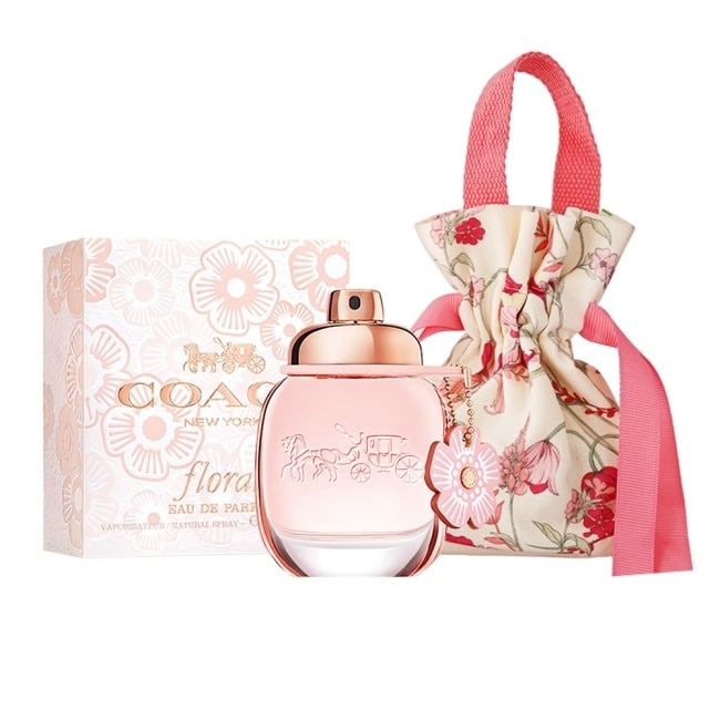 COACH 芙洛麗女性淡香精(30ml)+好運旅行收納袋-新春限定版