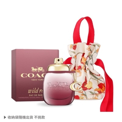 COACH COACH 曠野玫瑰淡香精(30ml)+旅行收納袋-國際航空版