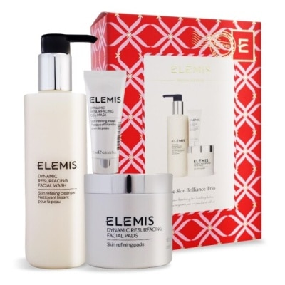 ELEMIS ELEMIS 煥膚亮顏禮盒[洗面乳200ml+潔膚片60片+凝膠面膜15ml]-國際航空版