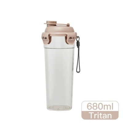 LOCK&LOCK樂扣樂扣 樂扣樂扣Tritan珍奶杯680ml/奶茶色