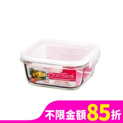 LOCK&LOCK樂扣樂扣 樂扣樂扣第三代耐熱玻璃保鮮盒方形930ML