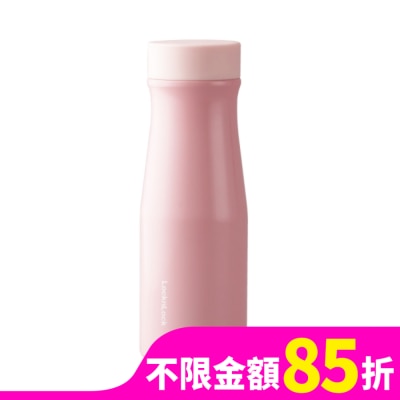 LOCK&LOCK樂扣樂扣 樂扣樂扣轉轉心意隨手瓶/400ml/粉晶色