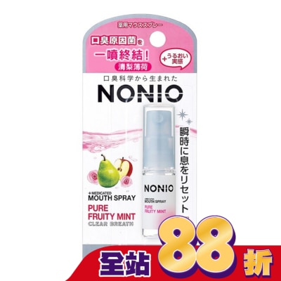 LION 獅王 - 日本獅王NONIO終結口氣淨涼噴劑清梨薄荷