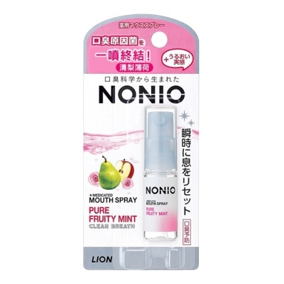 LION 獅王 日本獅王NONIO終結口氣淨涼噴劑清梨薄荷