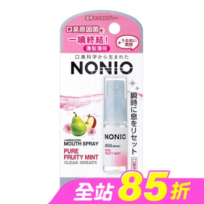 LION 獅王 - 日本獅王NONIO終結口氣淨涼噴劑清梨薄荷