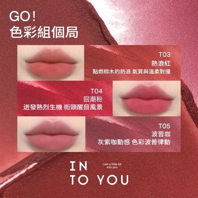 INTO YOU 心慕與你 唇頰兩用桶裝唇泥 T05 6g