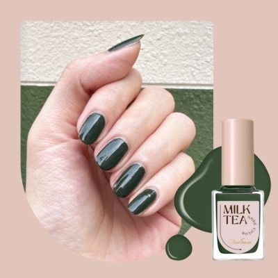 colour fancier COLOUR FANCIER 奶茶裸感指甲油 (宇治抹茶) (12mL) CM-16