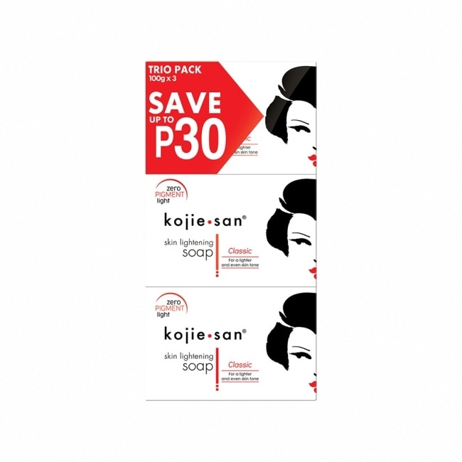 Kojie San 藝妓嫩白美肌皂100gx3 沐浴 洗臉 香皂