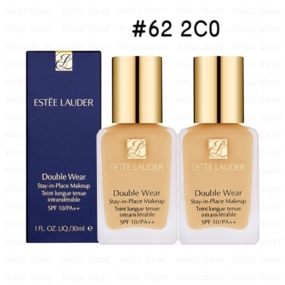 ESTEE LAUDER 雅詩蘭黛 ESTEE LAUDER雅詩蘭黛 粉持久完美持妝粉底SPF10/PA++ #62-2C0 30mlx2