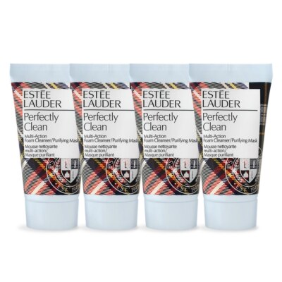 ESTEE LAUDER 雅詩蘭黛 ESTEE LAUDER 雅詩蘭黛 細緻煥采雙效淨化潔面乳(30ml)X4-新版-專櫃公司貨
