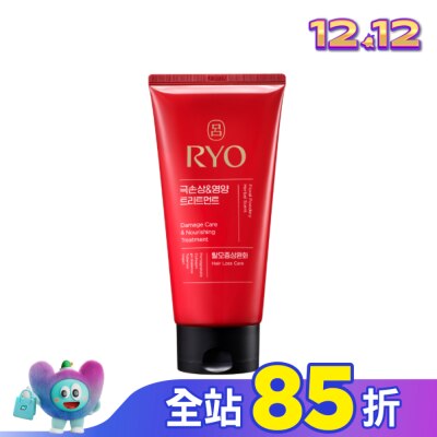 韓國Ryo呂 呂 全方位頭皮瞬護髮膜-染燙受損300ml
