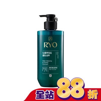 韓國Ryo呂 呂 全方位頭皮養護洗髮精-控油去屑480ml