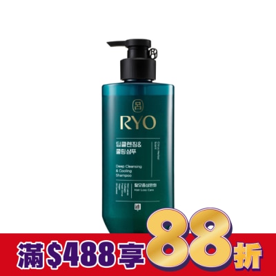 韓國Ryo呂 呂 全方位頭皮養護洗髮精-控油去屑480ml